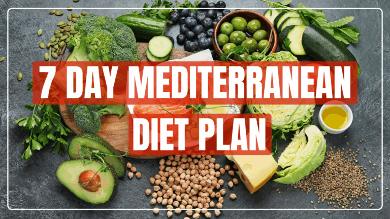 7 Day Mediterranean Diet Plan for UK women. Healthy, tasty meals to support weight loss and long-term wellness.