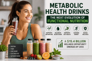 Metabolic Health Drinks: The Next Evolution of Functional Nutrition as a $15.4 Billion Wellness Opportunity Emerges by 2033